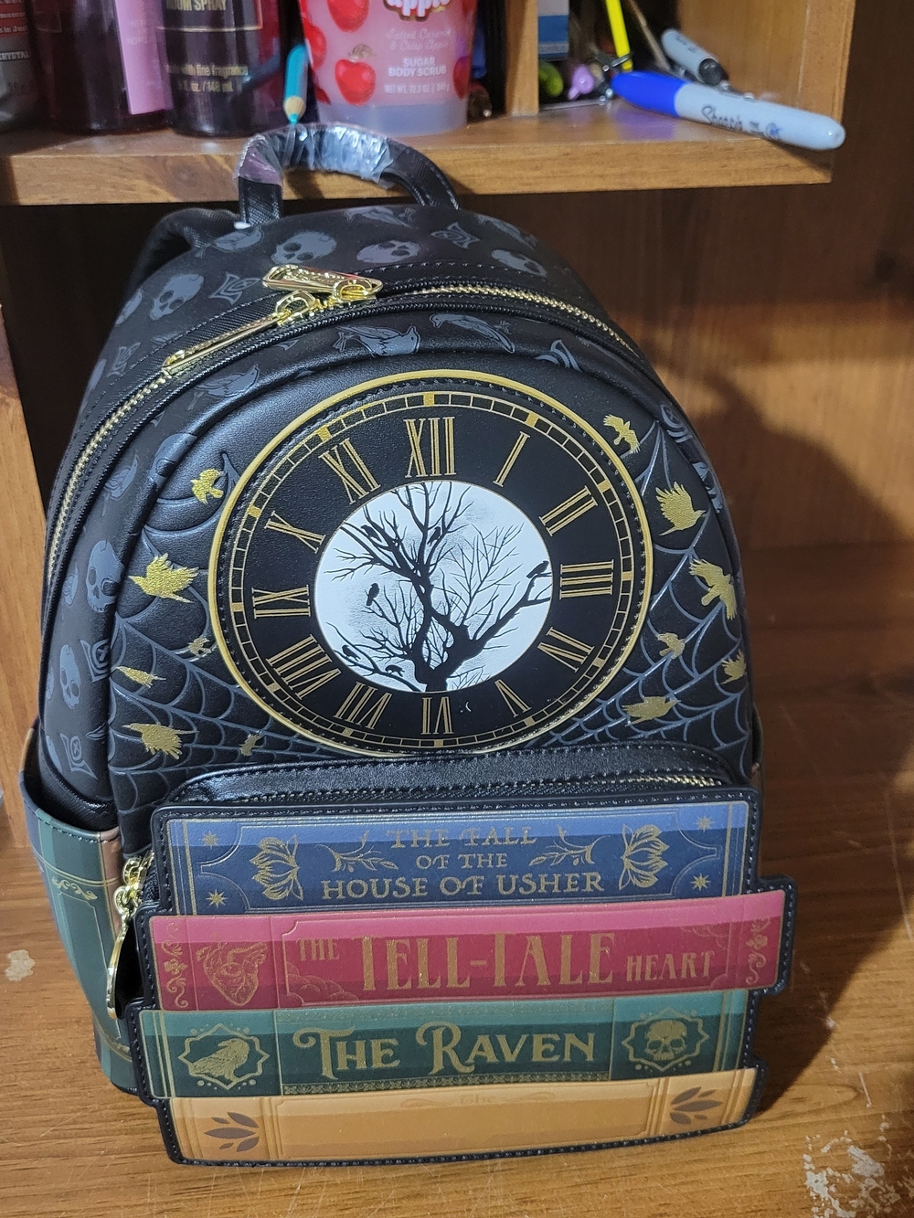 Loungefly Never Released Edgar Allen Poe Book Mini Backpack. Nwt. Price Is Firm.